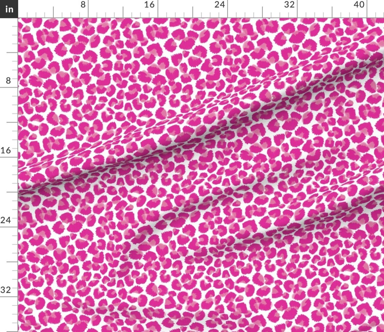 Various Fabrics by the Yard or Fat Quarter Pink Cheetah Leopard Print Animal Exotic Hot Wild Cat Safari Custom Printed Fabric by Spoonflower